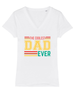 The Coolest Dad Ever Tricou mânecă scurtă guler V Damă Evoker