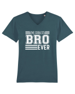 The Coolest Bro (brother) Ever Tricou mânecă scurtă guler V Bărbat Presenter