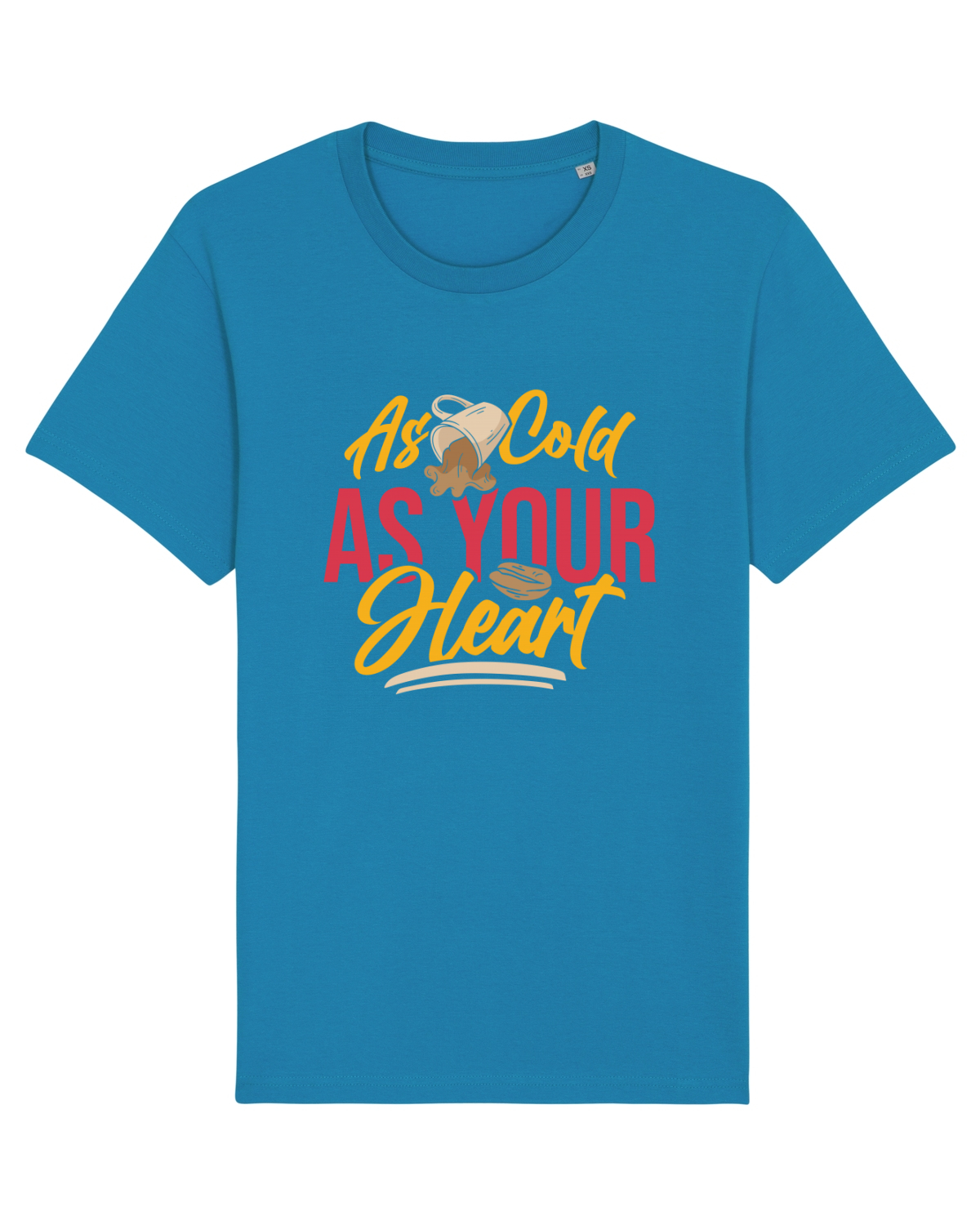 Tricou mânecă scurtă Unisex Rocker Azur