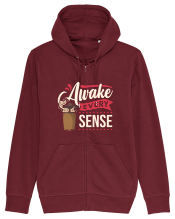 Awake Every Sense Burgundy