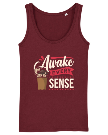 Awake Every Sense Burgundy