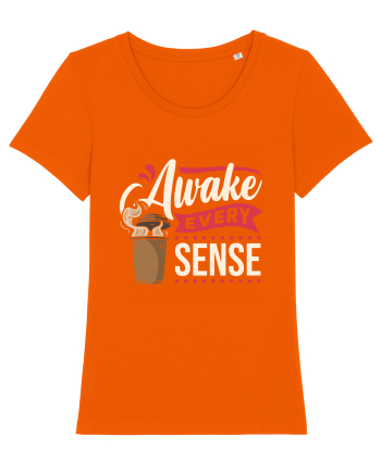 Awake Every Sense Bright Orange