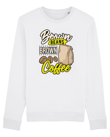 Brown Beans Brown Coffee White