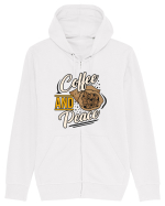Coffee and Peace Hanorac cu fermoar Unisex Connector