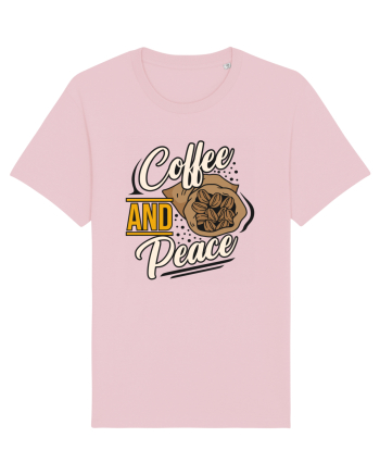 Coffee and Peace Cotton Pink
