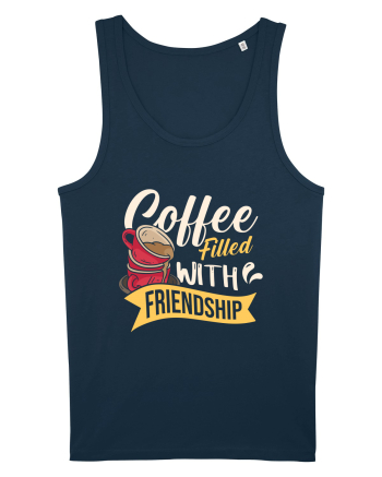 Coffee Filled with Friendship Navy