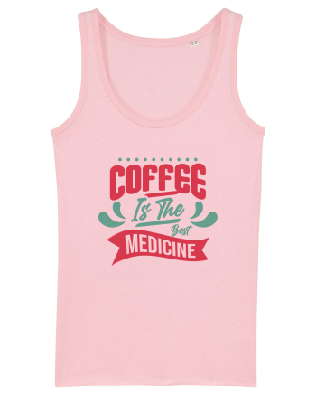 Coffee is the Best Medicine Cotton Pink