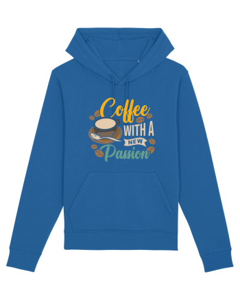 Coffee with a New Passion Royal Blue