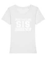 The Coolest Sis (sister) Ever Tricou mânecă scurtă guler larg fitted Damă Expresser