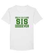 The Coolest Sis (sister) Ever Tricou mânecă scurtă guler larg Bărbat Skater