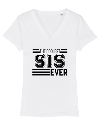 The Coolest Sis (sister) Ever White