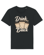 Drink it Black Tricou mânecă scurtă Unisex Rocker