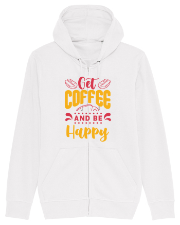 Get Coffee and be Happy White