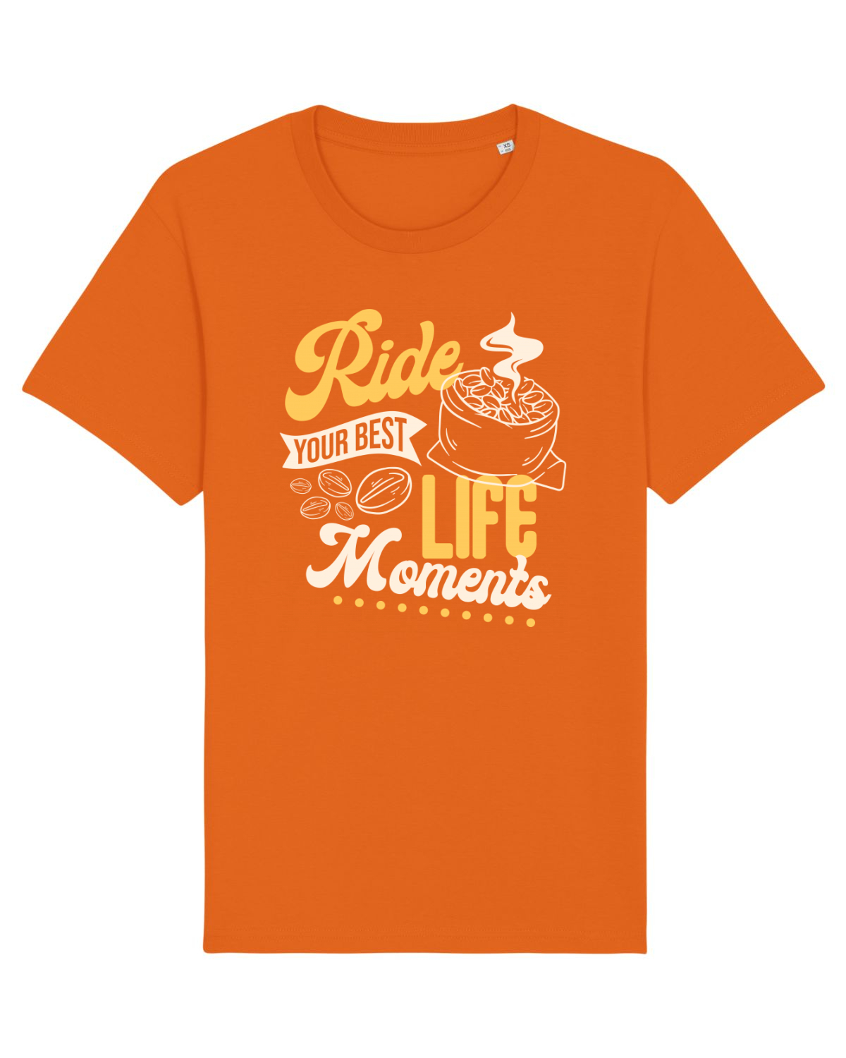 Tricou mânecă scurtă Unisex Rocker Bright Orange