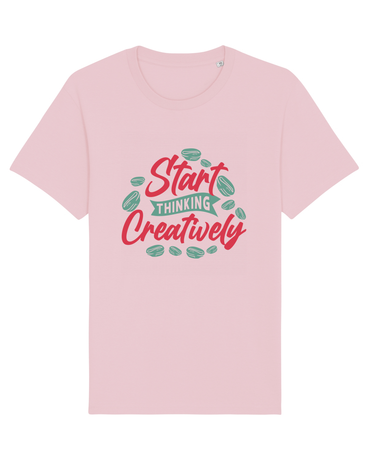 Tricou mânecă scurtă Unisex Rocker Cotton Pink