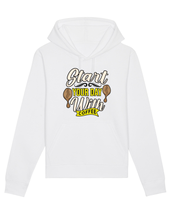 Start Your Day with Coffee White