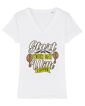 Start Your Day with Coffee White
