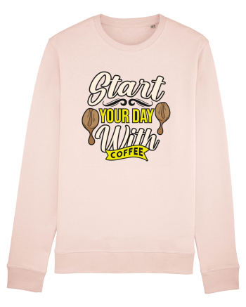 Start Your Day with Coffee Candy Pink
