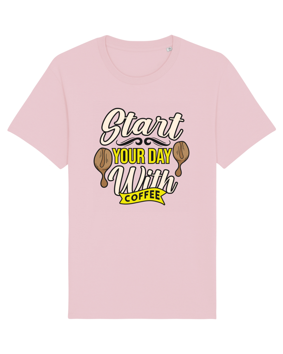 Tricou mânecă scurtă Unisex Rocker Cotton Pink