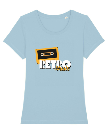 Retro Music Sky Blue