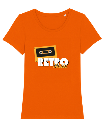 Retro Music Bright Orange