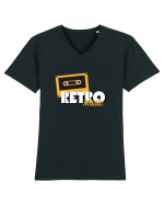 Retro Music Tricou mânecă scurtă guler V Bărbat Presenter