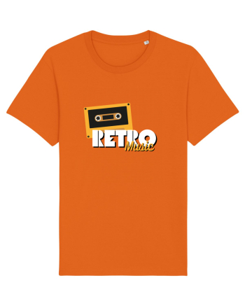 Retro Music Bright Orange