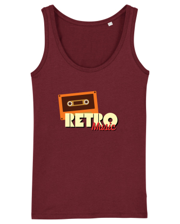 Retro Music Burgundy