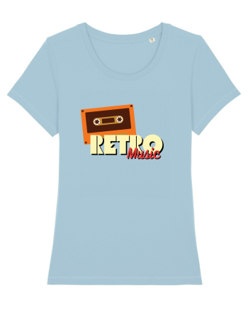 Retro Music Sky Blue