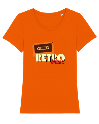 Retro Music Bright Orange