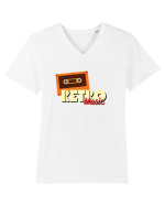 Retro Music Tricou mânecă scurtă guler V Bărbat Presenter