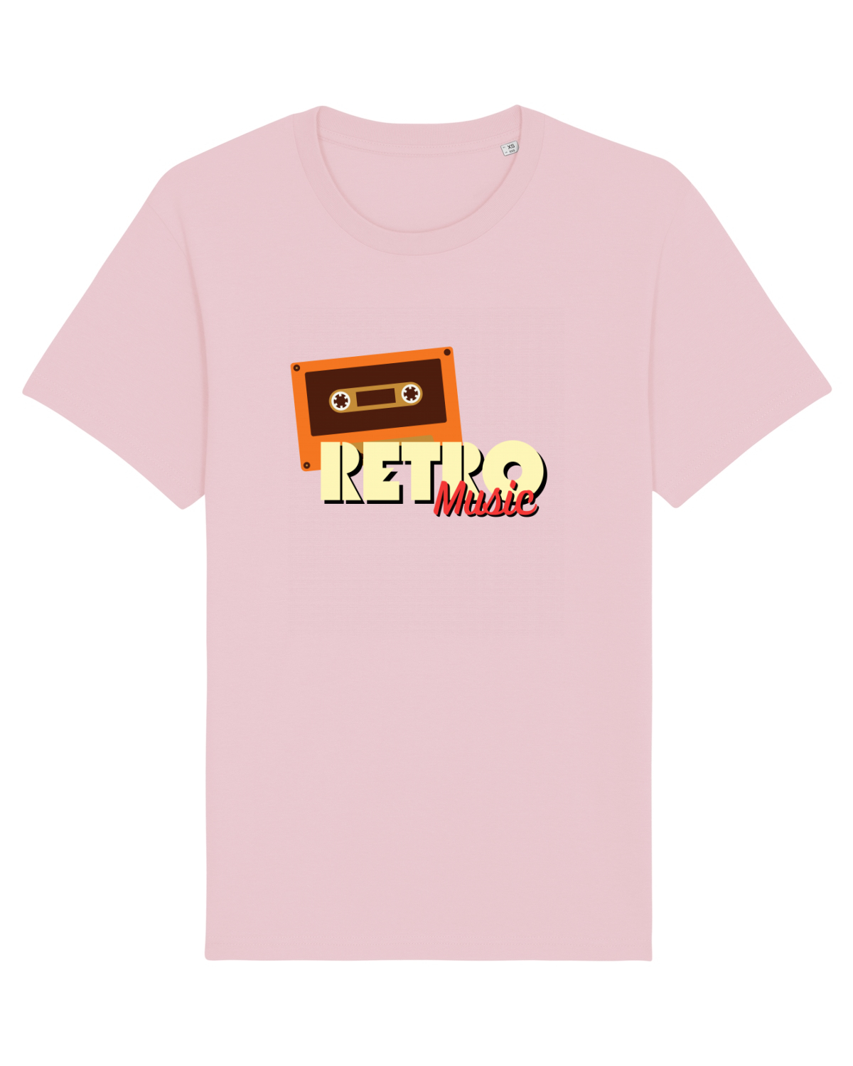 Tricou mânecă scurtă Unisex Rocker Cotton Pink