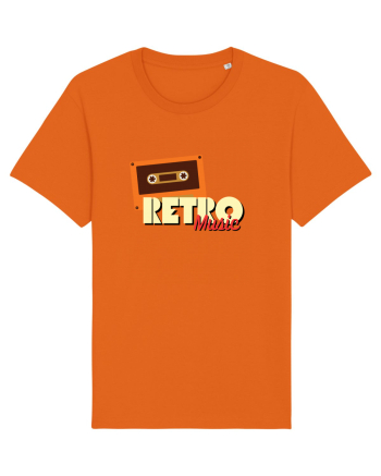 Retro Music Bright Orange