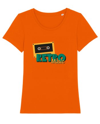 Retro Music Bright Orange