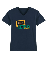 Retro Music Tricou mânecă scurtă guler V Bărbat Presenter