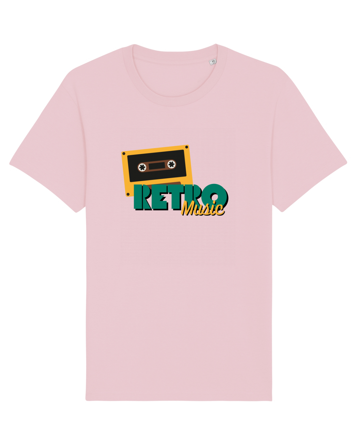 Tricou mânecă scurtă Unisex Rocker Cotton Pink