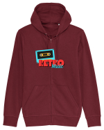 Retro Music Hanorac cu fermoar Unisex Connector