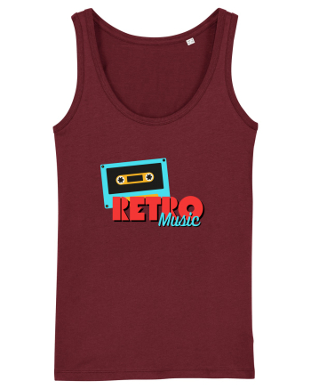Retro Music Burgundy