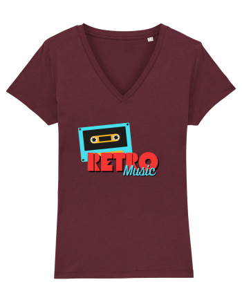 Retro Music Burgundy