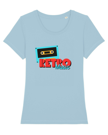 Retro Music Sky Blue