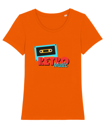 Retro Music Bright Orange