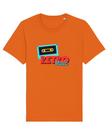 Retro Music Bright Orange