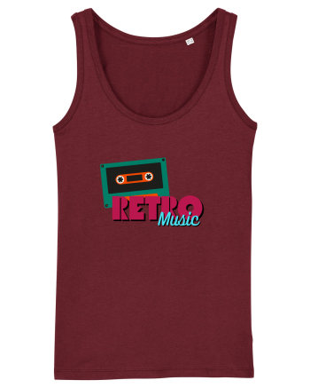 Retro Music Burgundy