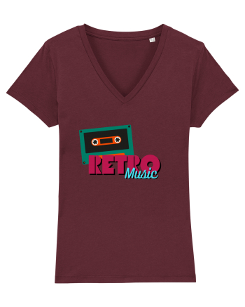 Retro Music Burgundy
