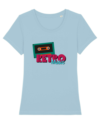 Retro Music Sky Blue