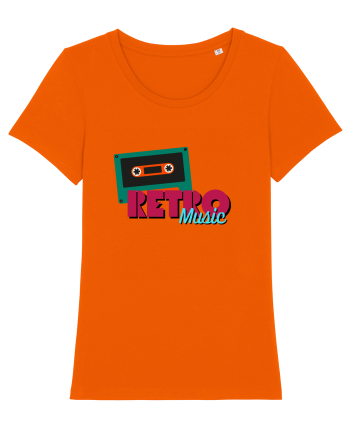 Retro Music Bright Orange