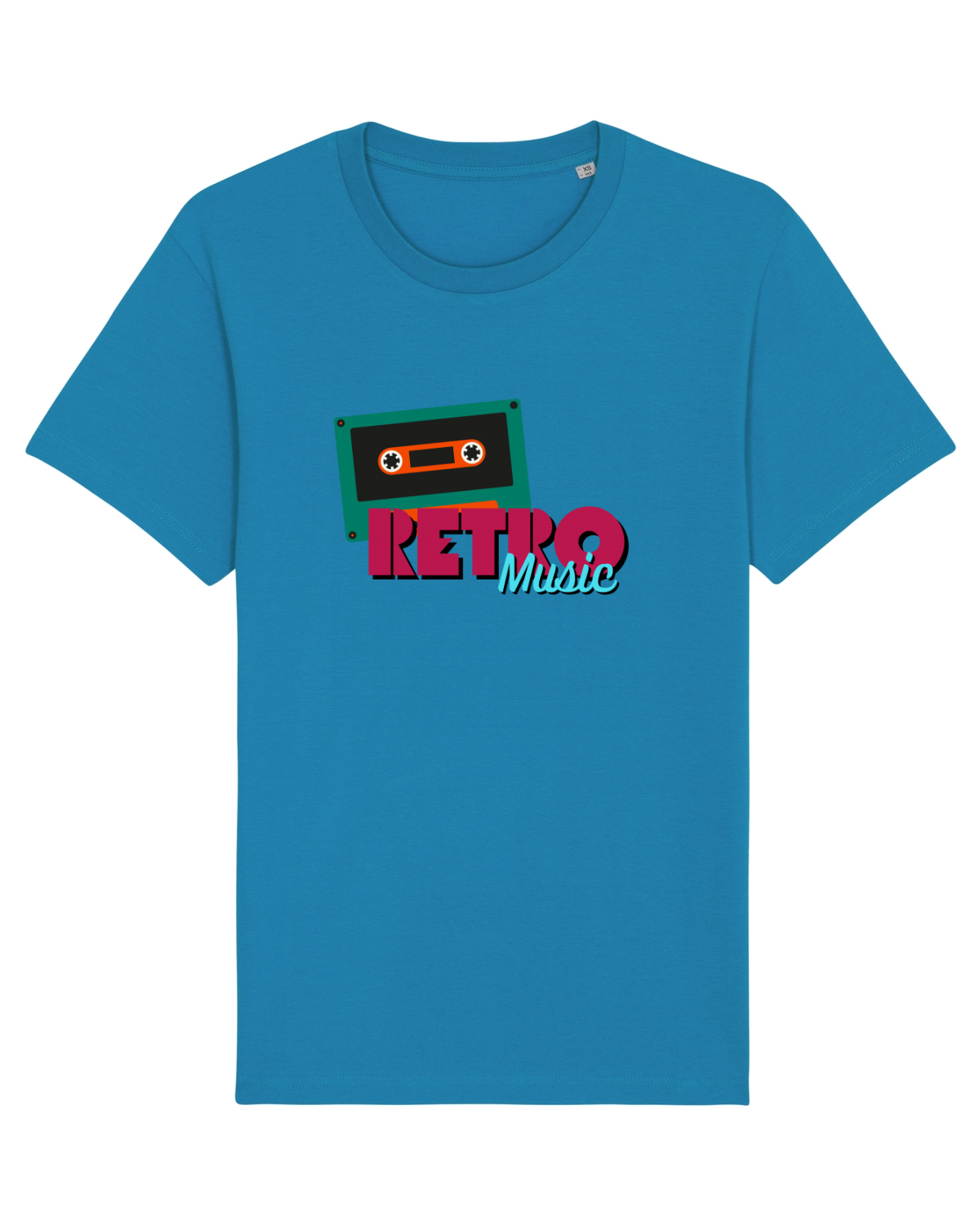 Tricou mânecă scurtă Unisex Rocker Azur