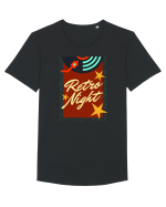 Retro Night Tricou mânecă scurtă guler larg Bărbat Skater