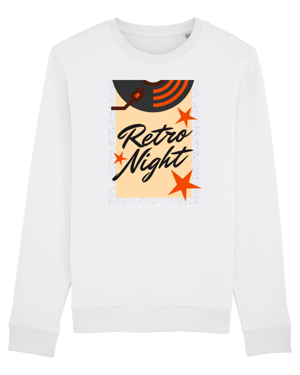 Bluză mânecă lungă Unisex Rise White
