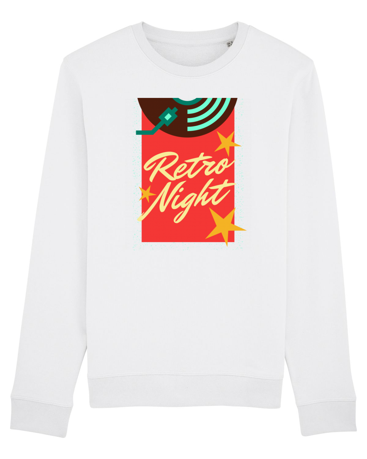 Bluză mânecă lungă Unisex Rise White